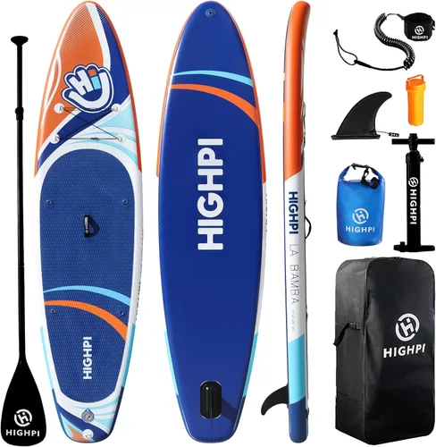 Miniatura 13 de Inflatable Stand Up Paddle Board for Youth and Adults – Wide Sup with Premium Accessories, Blow Up Paddleboard for Surfing, Fishing, Yoga & More