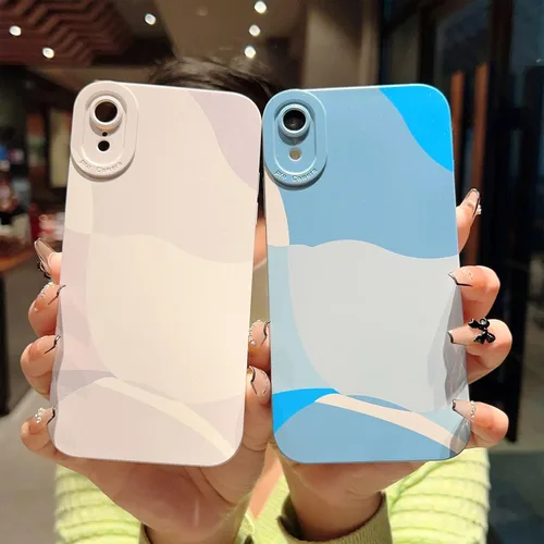 Miniatura 5 de Funda compatible con iPhone XR de 6.1 pulgadas, bonita funda protectora de lente de cámara completa, delgada, suave, a prueba de golpes, para Blanco