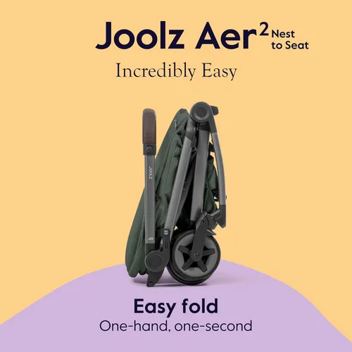 Miniatura 6 de Joolz AER2 - Accesorio de nido a asiento para uso de recién nacido a niño pequeño (hasta 33 libras) - Asiento ligero y compacto orientado a