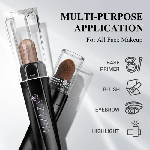 Miniatura 4 de 10 barras de sombra de ojos, brillo y neutro, color rosa champán, metálico, lápiz de sombra de ojos color crema con resistente a las manchas y al