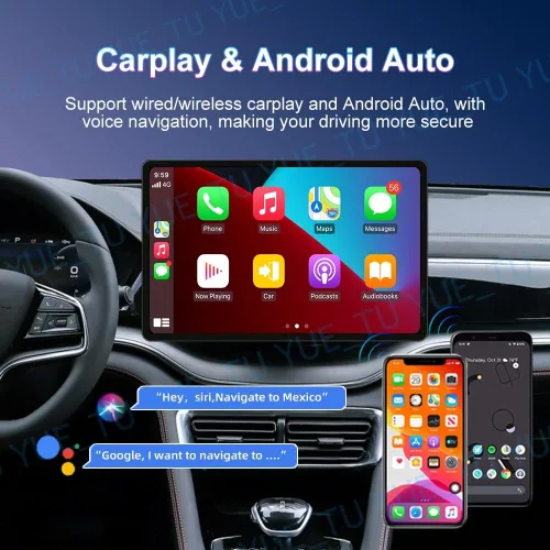 Miniatura 5 de Estéreo de radio de coche Android 12 de 13.1 "para Nissan X-Trail 2007-2012 Super Big Screen 1920 * 1200 Navegación GPS Carplay Android Auto DSP BT