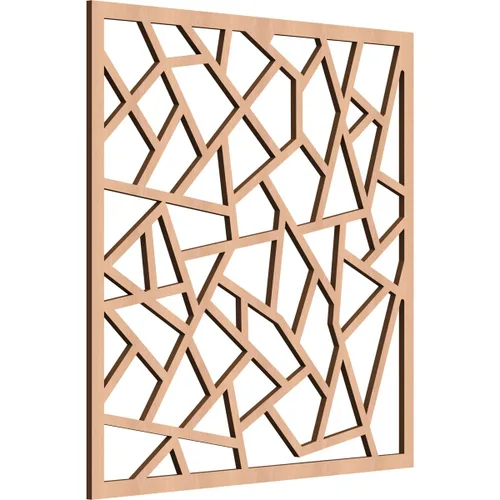 Miniatura 54 de 7 3/8 pulgadas de ancho x 7 3/8 pulgadas de alto x 3/8 pulgadas de alto, paneles de pared de madera con calado decorativo extra pequeño de Venecia