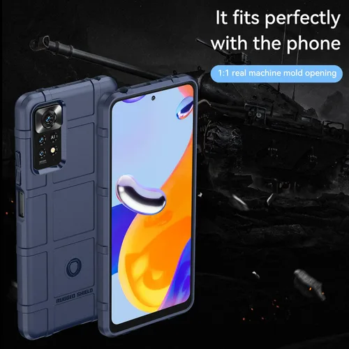 Miniatura 3 de Funda delgada para Redmi Note 11 Pro 4G/5G, resistente funda protectora con protección de grado militar a prueba de golpes, lente de pantalla