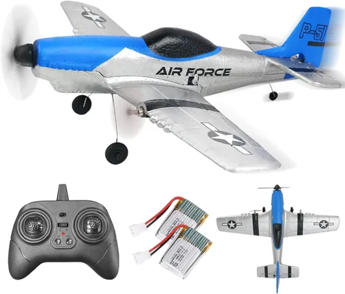 BEZGAR Avión RC, drones para niños, avión de control remoto de giroscopio de 6 ejes, helicóptero RC, fácil control para juguetes principiantes