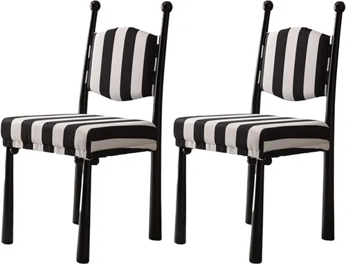 Miniatura 12 de Sillas de comedor de madera, sillas de cocina con material de lana de cordero, asiento tapizado, silla de sala de estar para estudio y comedor, sala
