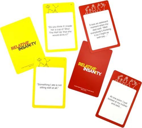 Miniatura 3 de Insanidad Relativa por Jeff Foxworthy - Juegos de Cartas Multijugador para Noche Familiar, Edades 14+