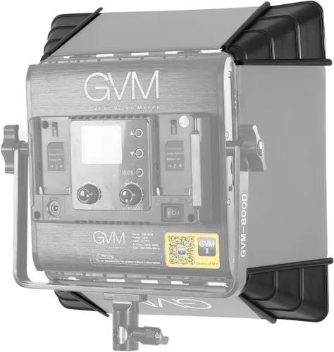 Miniatura 4 de GVM RGB 850D Difusor plegable con rejilla colmena para serie LED de luz de video, adecuado para iluminación de estudio, fotografía de retrato