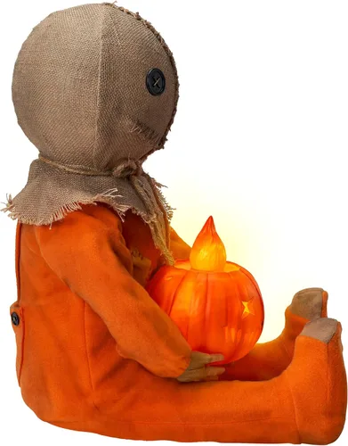 Miniatura 5 de Spirit Halloween Muñeca Sam sentado iluminado - Trick 'r Treat, multicolor