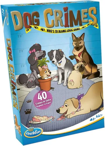 Miniatura 2 de ThinkFun Dog Crimes Juego de Lógica – Rompecabezas Atractivo para Niños y Adultos Divertido Tema de Detective Desarrollador de Habilidades