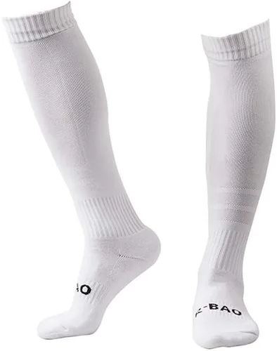 Matari Calcetines deportivos de compresión atlética para hombre, para fútbol, por encima de la rodilla