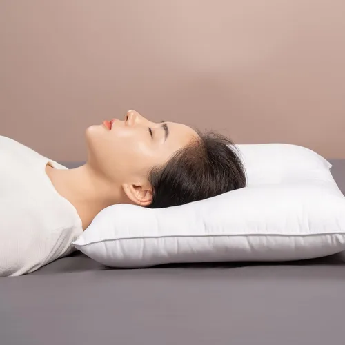 Miniatura 7 de Pozino Almohadas planas y delgadas para dormir - 1 paquete de tamaño estándar, almohadas de cama delgadas para personas que duermen de espalda