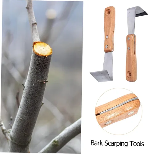 Miniatura 5 de GANAZONO Herramientas de afeitado de jardinería, 2 piezas manual de grietas, herramienta de deshierbe para grietas, mango de haya, herramienta