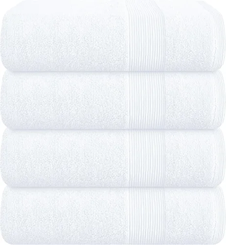 Miniatura 14 de Belizzi Home Toallas de Baño Extragrandes Premium de Algodón Paquete de 2, 35x70 - 100% Algodón Puro - Ideal para Uso Diario - Ultra Suave y Morado