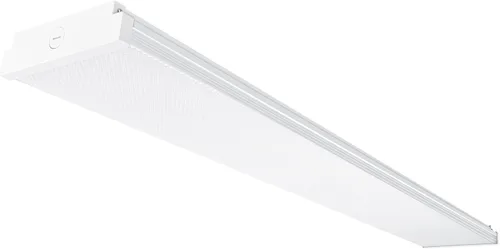 Miniatura 10 de hykolity 4FT Luz LED envolvente con 3 potencias/3 lúmenes/3 CCT seleccionables, 55W/65W/75W, 5500lm/6500lm/7500lm, 3000K/4000K/5000K, 4 pies de luz