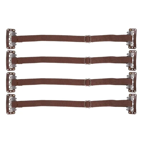 Miniatura 10 de 4 bandas de estiramiento facial con clips, banda facial instantánea elástica ajustable, correa de elevación invisible para estiramiento facial, Negro