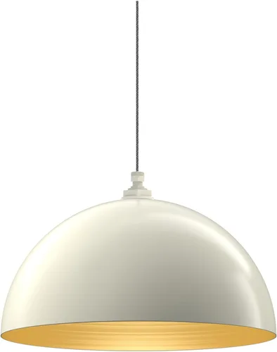 Miniatura 96 de Steel Lighting Co. Melrose - Lámpara colgante Montada en el techo Cúpula redonda de 18 pulgadas Estilo moderno contemporáneo de granja