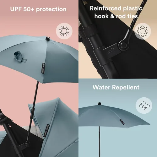 Miniatura 3 de Stokke YOYO - Parasol, Aqua - Protección UPF 50+ - Compatible con el paquete 0+ recién nacido, carcasa para recién nacido, asiento de automóvil