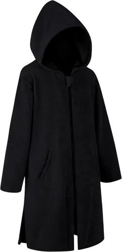 Miniatura 8 de MissShorthair Bata de toalla con capucha para niños, cubierta de playa con cremallera, bata cambiadora de natación para niños, poncho de baño