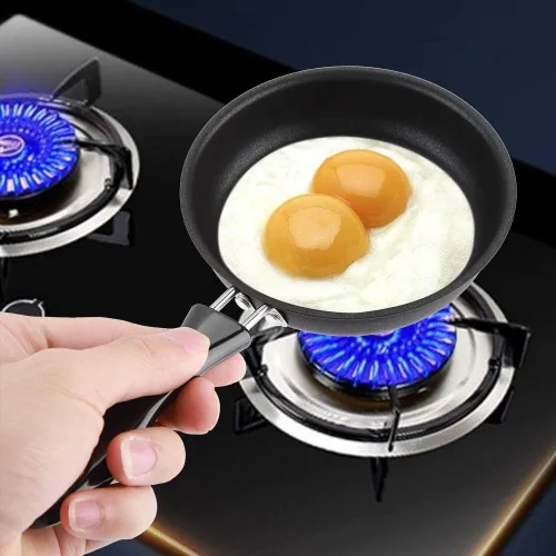 Miniatura 4 de pequeña sartén pequeña tortilla de inducción para huevos sartenes huevo solo panqueque una sartén antiadherente antiadherente mini 5 pulgadas hob