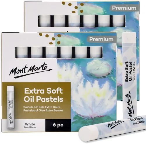 Miniatura 13 de Mont Marte Extra Soft Oil Pastels 72 piezas, colores brillantes surtidos, vibrantes y mantecosos, pasteles de arte versátiles para mezclar, Varios