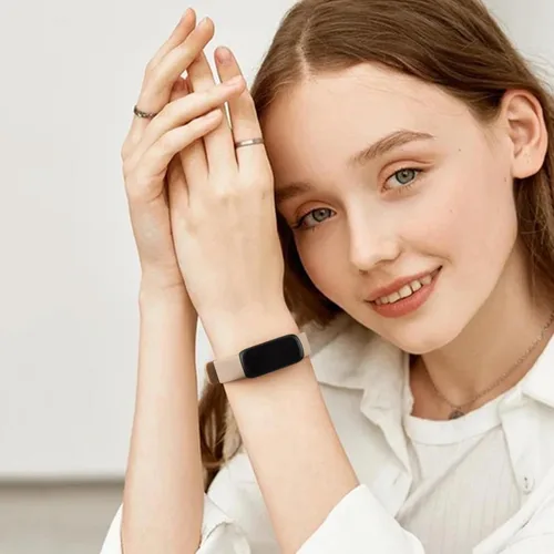 Miniatura 7 de Vancle Paquete de 4 bandas compatibles con bandas Fitbit Inspire 3 para mujeres y hombres, correas ajustables de silicona deportivas de repuesto