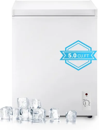 Miniatura 15 de Congelador de pecho de 11 pies cúbicos, congelador grande de puerta abierta superior con 8 termostatos ajustables (-11.2°F a 10.4°F), congelador