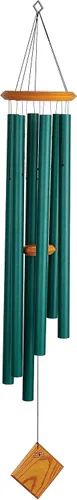Miniatura 12 de Woodstock Chimes Neptune Carillón de Viento para Exterior de 54", Grande, Bronce, Sonido de Tono Profundo para Jardín al Aire Libre, Patio