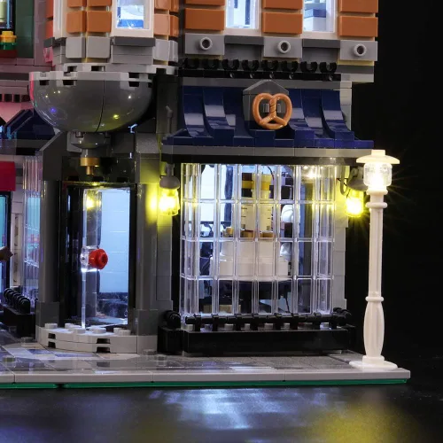 Miniatura 3 de BRIKSMAX Kit de iluminación LED para Assembly Square – Compatible con el modelo de bloques de construcción Lego 10255 – no incluye el set de Lego