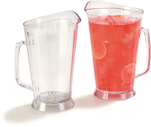 Miniatura 6 de Carlisle FoodService Products Crystalite - Jarra alta redondeada para restaurantes, catering, cocinas, plástico, 60 onzas, transparente