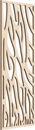 Miniatura 166 de 9 3/8"W x 24 3/8"H x 1/4"T Bristol Decorativos Paneles de Pared de Madera Calado, Cereza