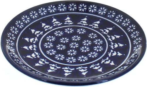 Miniatura 8 de Blue Rose - Plato de postre de ballina azul, 7.5 pulgadas de diámetro, hermoso plato para pasteles, aperitivos o aperitivos