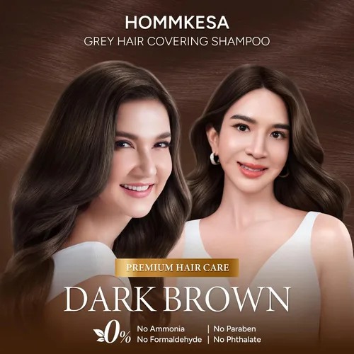 Miniatura 4 de Champú para cubrir el cabello gris - Champú de tinte para cabello 3 en 1 premium para cabello gris (marrón oscuro)