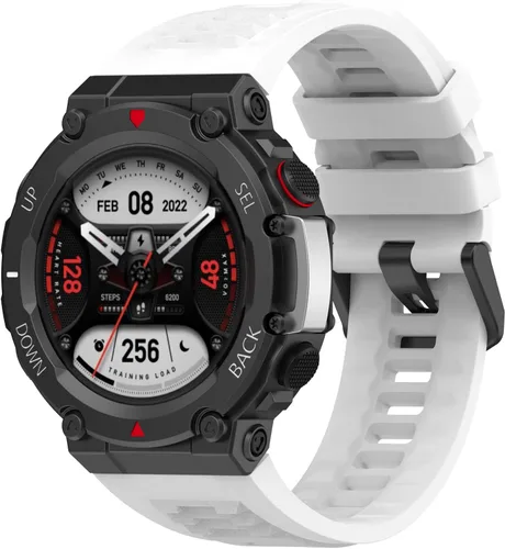 Miniatura 4 de Paquete de 3 correas de repuesto compatibles con Amazfit T-Rex 2, repuesto deportivo de silicona suave y flexible resistente al sudor para Amazfit