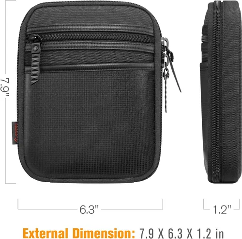 Miniatura 6 de FINPAC Funda de Transporte Oculto para Armas, Estuche Suave para Pistola Riñonera de Cintura Bolsa para Armas de Fuego con Funda para Pistola
