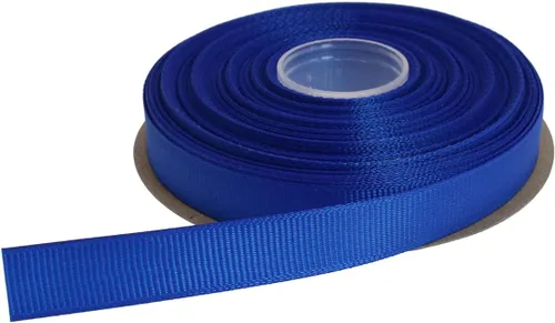 Miniatura 27 de Cinta de grogrén sólido de 25 yardas cada rollo, borde tejido 100% poliéster (1/4 pulgada, beige)