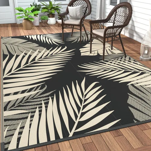 Miniatura 12 de GENIMO - Tapete reversible e impermeable para patios y exteriores, oferta, paja de plástico, para áreas grandes, campamentos, RV, pícnics, terrazas