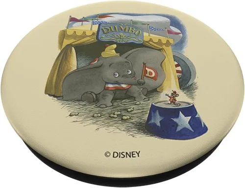 Miniatura 2 de Disney Dumbo Ilustrado Portrait PopSockets PopGrip: agarre intercambiable para teléfonos y tabletas