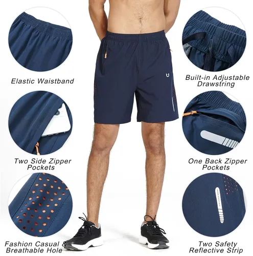 Miniatura 5 de NORTHYARD - Pantalones cortos deportivos para correr para hombres, ligeros, de secado rápido, 7, 5 o 9 pulgadas, para senderismo, deportes, gimnasio