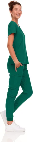 Miniatura 91 de Natural Uniforms Conjunto de ropa quirúrgica elástica para mujer con tallas regulares y pequeñas