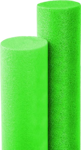 Tubo de espuma de fideos flotantes para piscina, fideos gruesos para flotar en la piscina, varios colores, 52 pulgadas de largo Verde oscuro