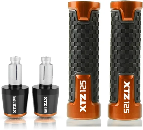 Miniatura 8 de Motocicleta para Yamaha XTZ 125 XTZ125 2014 2015 Accesorios de motocicleta Agarraderas Manillar Bar Sets Agarraderas Grip Extremos Plug 7/8 '' 0.866