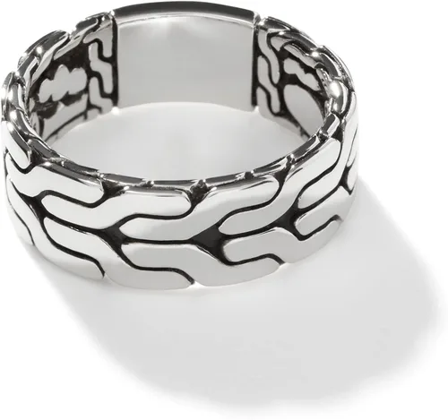 Miniatura 2 de John Hardy Anillo clásico de plata para hombre, 0.315in