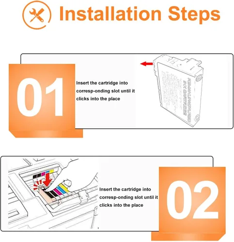 Miniatura 4 de Run Star Paquete de 2 cartuchos de tinta negra remanufacturados para Epson 220XL T220XL T220XL120 para impresora Epson Workforce WF-2760 2750 2660
