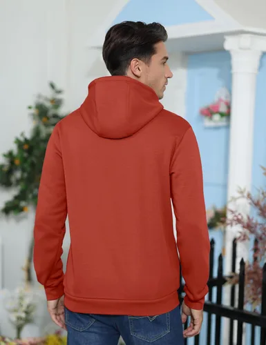 Miniatura 3 de TACVASEN Sudadera deportiva con capucha para hombre, con forro polar, suave, casual, con bolsillo