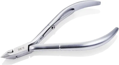 Miniatura 2 de Nghia Pinza de cutícula profesional de acero inoxidable C-05 (D-04) Jaw 16 Osimihome Cortador de cutículas Herramientas de manicura con 1 resorte