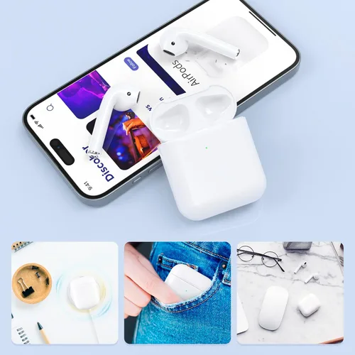 Miniatura 6 de Replacement Charging Case for Airpod 2nd(A2031, A2032) Charging Case, Air pod Charging Case Only with Bluetooth Pairing Sync Button