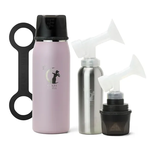 Miniatura 11 de CERES CHILL OG Enfriador y Calentador de Leche Materna – Enfriador Portátil de Leche Materna de 12–34oz, Almacenamiento y Biberón para Bebé