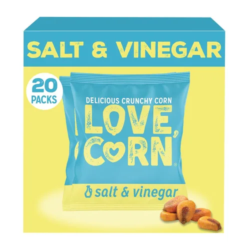 Miniatura 12 de LOVE CORN BBQ 0.7oz x 20 bolsas – Delicioso maíz crujiente – Snacks familiares saludables – Sin gluten, Kosher, sin OGM – Alternativa para papas