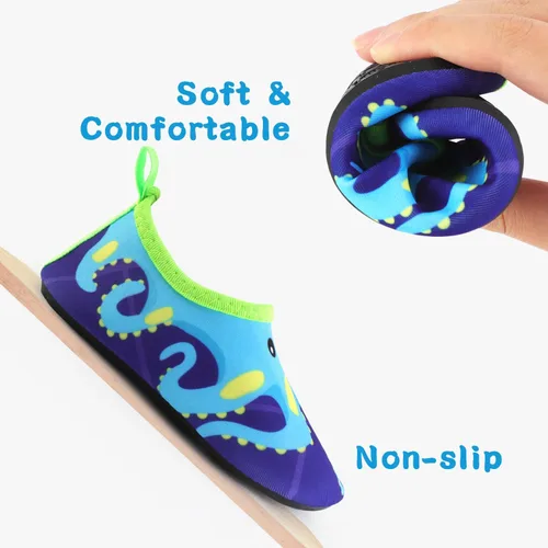 Miniatura 2 de Zapatos de agua para niños al aire libre, secado rápido, calcetines acuáticos para deportes, playa, natación, surf, ligeros, para niños pequeños