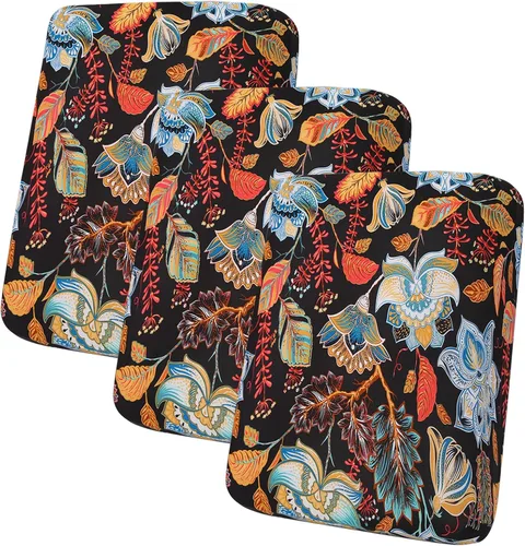 Miniatura 54 de hyha Fundas de cojín estampadas para sofá al aire libre, fundas florales lavables para muebles de patio, exteriores, funda de repuesto para asiento